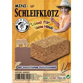 Csiszolófa + csiszoló papír