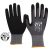 Munkakesztyű, kötött-mártott, méret 8