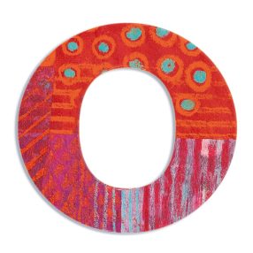 Dekorbetű - O - Peacock letter