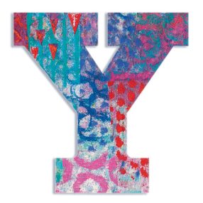 Dekorbetű - Y -  Peacock letter