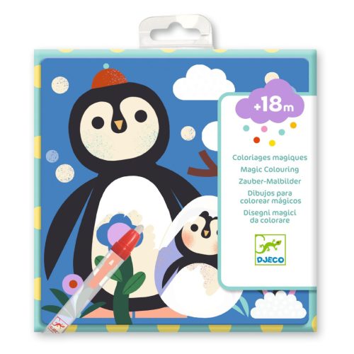 Vízzel színező készlet - Kukucs! Állatbébik a világ tájairól - Peekaboo! Baby animals around the world