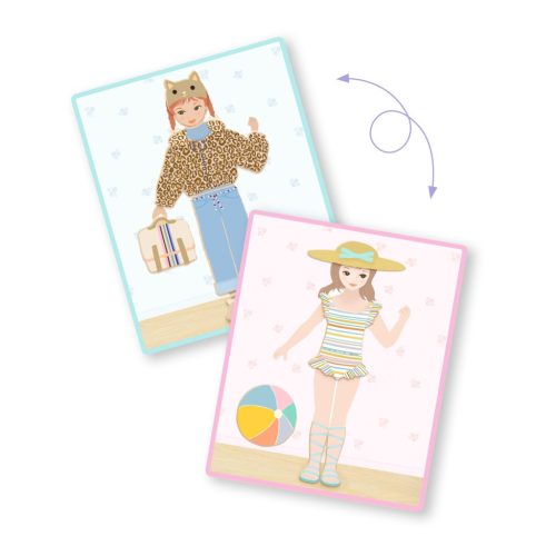 Mágneses képkirakó - Variációk 12 öltözetre - Inzebox Dressing