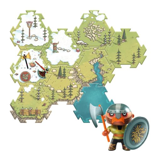 Arty Toys Óriás puzzle - Barbárok birodalma, 15-db-os - Puzzl’Up Alric Barbarious