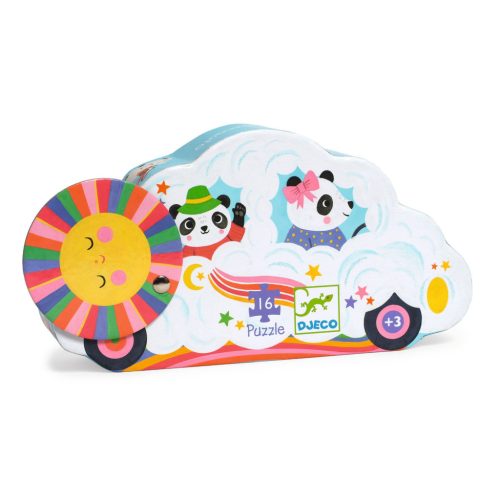 Formadobozos puzzle - Felhőjáró, 16 db-os - Cloud car