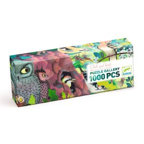   Művész puzzle - Baglyok és madarak, 1000 db-os - Owls and birds