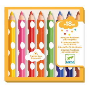   Színesceruza készlet piciknek - 8 szín - 8 colouring pencils for little ones