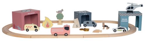 Jabadabado rendőrségi hajsza, vonatpálya szett