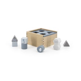 Label Label fa játék formabedobó kék