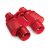 Piros kétcsövű gyerektávcső - Super 40 Red Binocular with Case