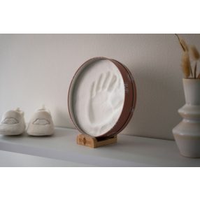   Petit Artichaut kéz- és lábnyomat készítő Baby Box kerek - Rainbow Terracotta
