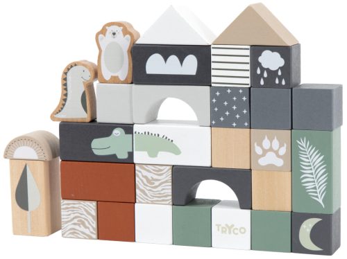 Tryco 50db-os fa építőkocka szett