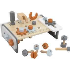 Tryco fa játék szerelőasztal kiegészítőkkel
