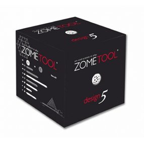   Tudományos modellező készlet - ZomeTool fekete-fehérben - Design 5